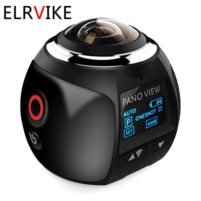 ELRVIKE-2021 4K 360 ׼ ī޶,  ̴ 2448x2448 Ʈ HD ̴ ĳ ī޶, 360    VR ī޶ HDV